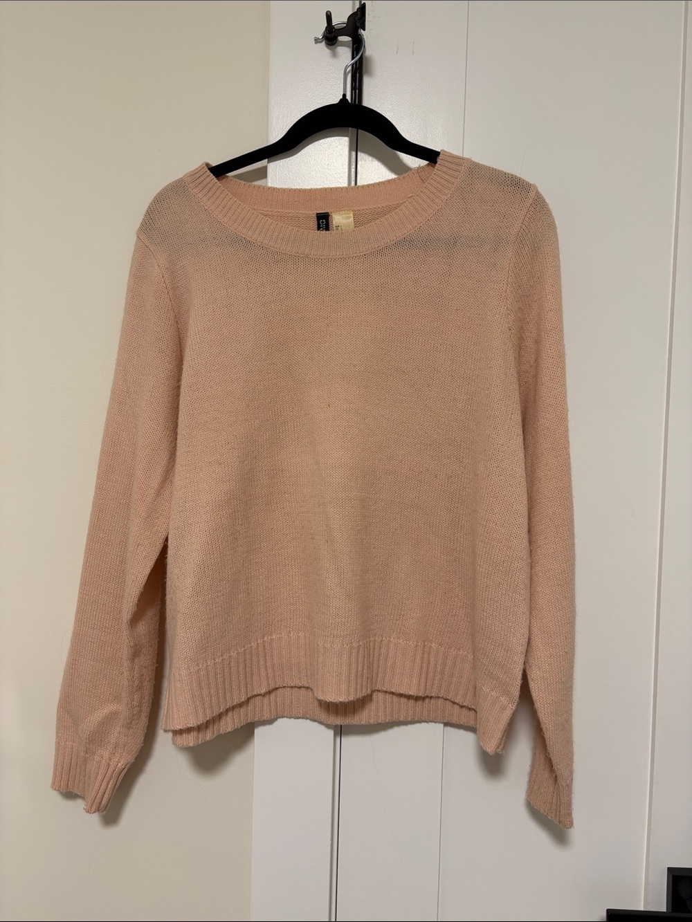 H&M Women's Crewneck Sweater in Blush
